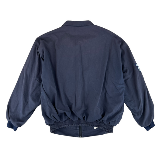 British Army / Tri-Services Navy Blue PTI Tracksuit Top Jacket - Large