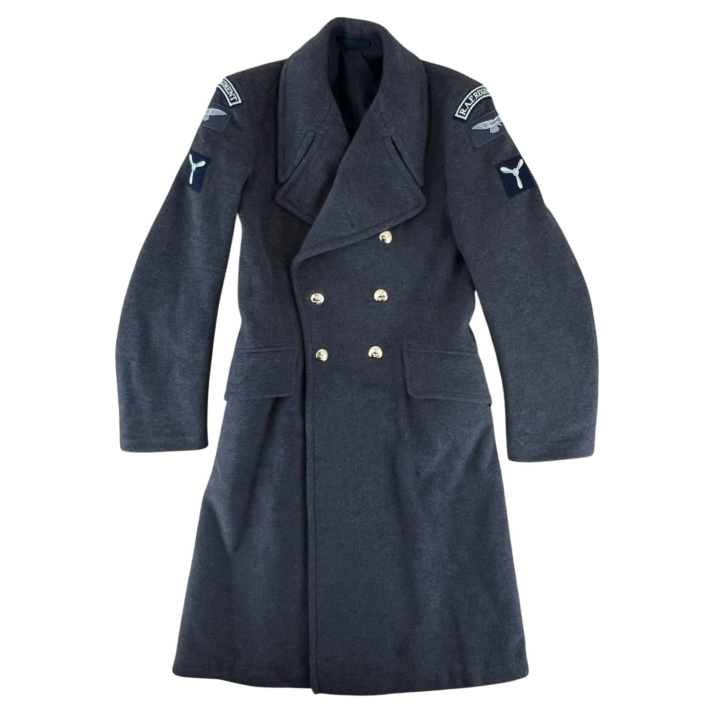British RAF "Crombie" Wool Greatcoat - Medium