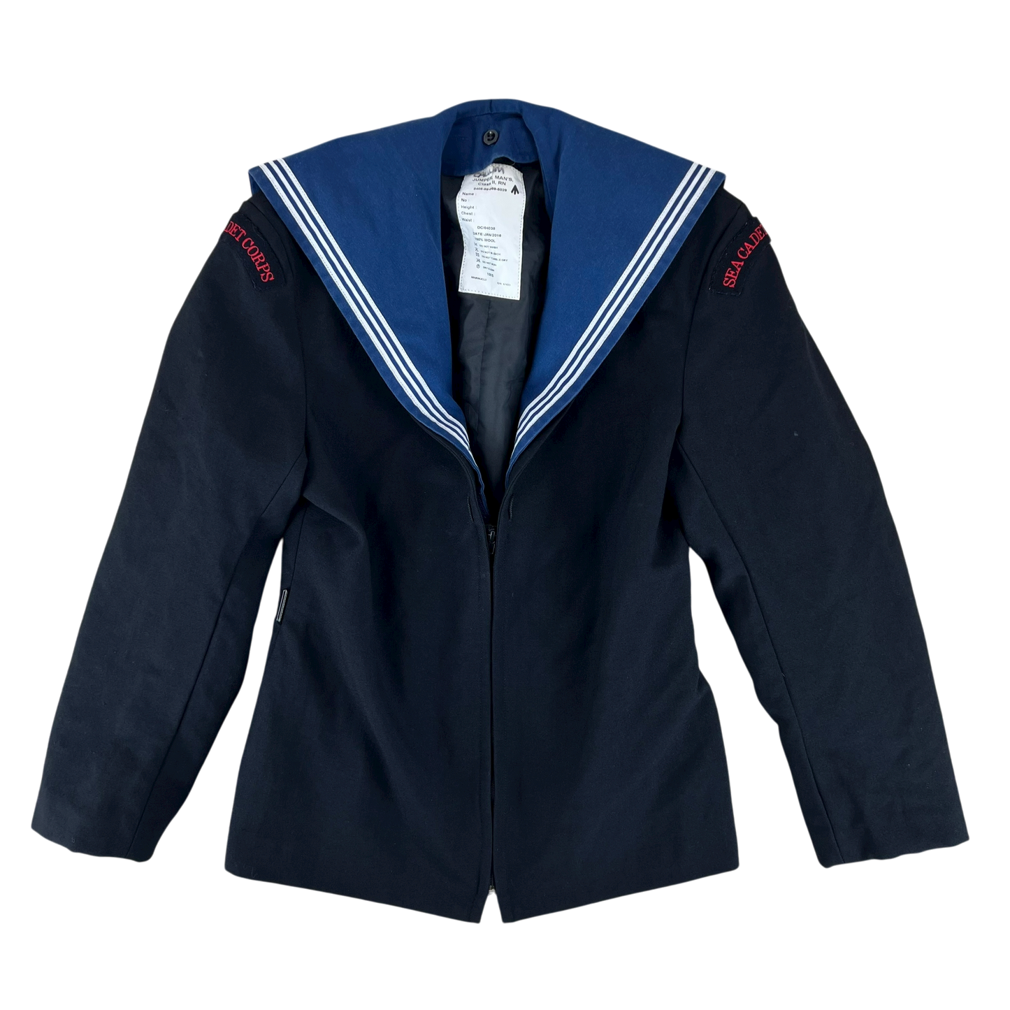 British Royal Navy Class II Jumper Sailor's Top - Medium 100S