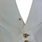 British RAF 40s White Mess Dress Waistcoat - Large