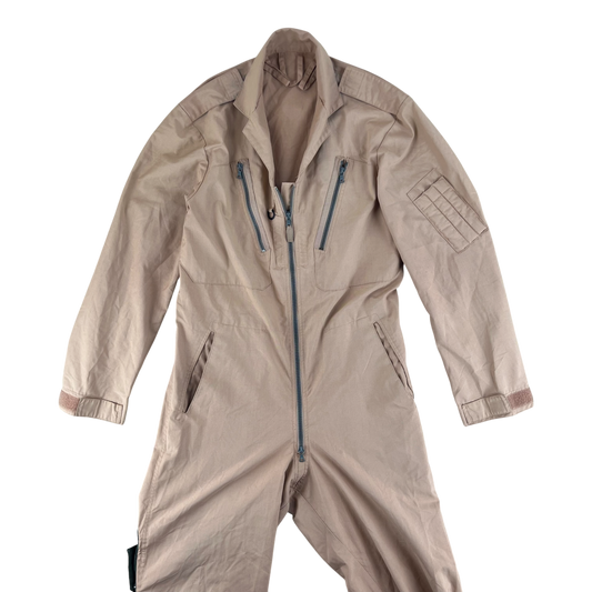 British RAF Tan Aircrew Coverall - Medium SIZE 7