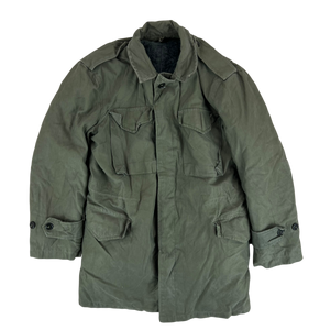 Greek Army M65 Jacket w/ Faux Fur Liner - Medium