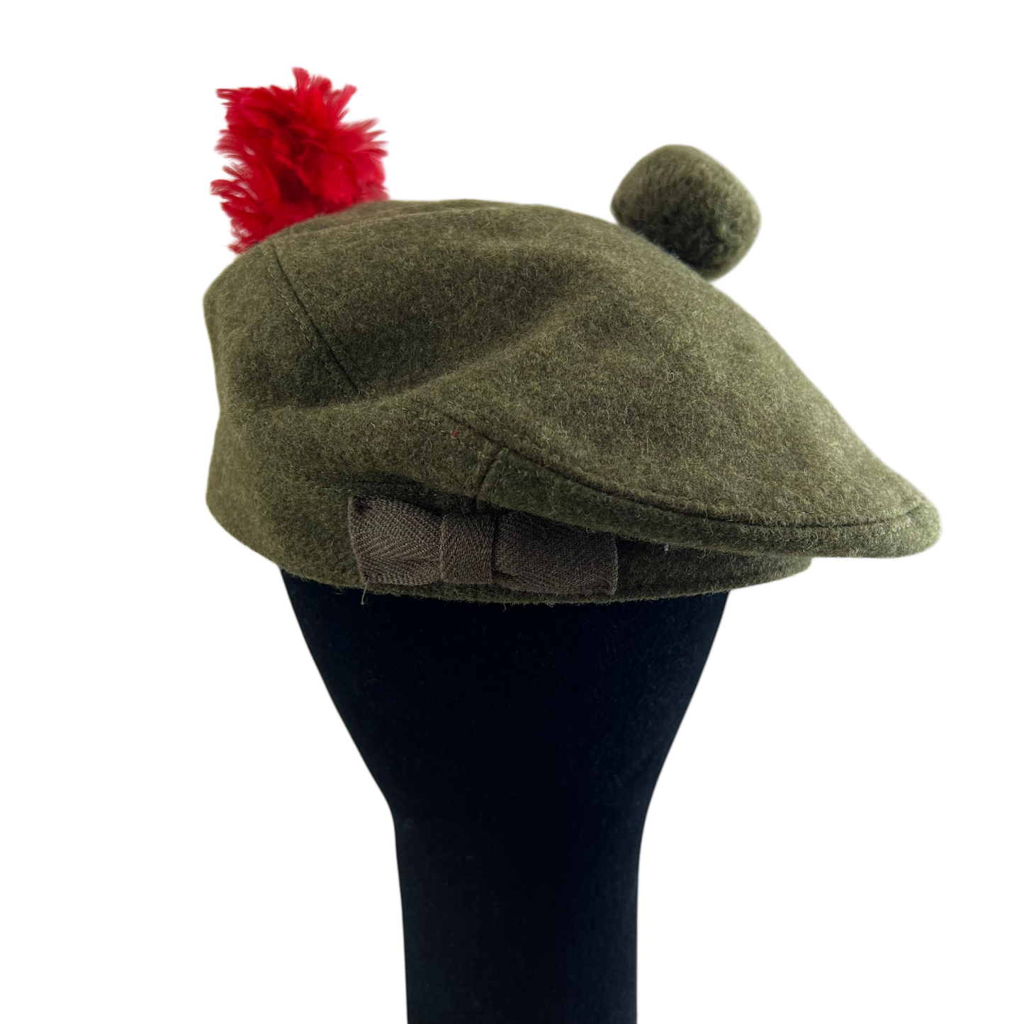 British Army Tam o Shanter w/ Badge & Plume - Royal Logistic Corps - Medium