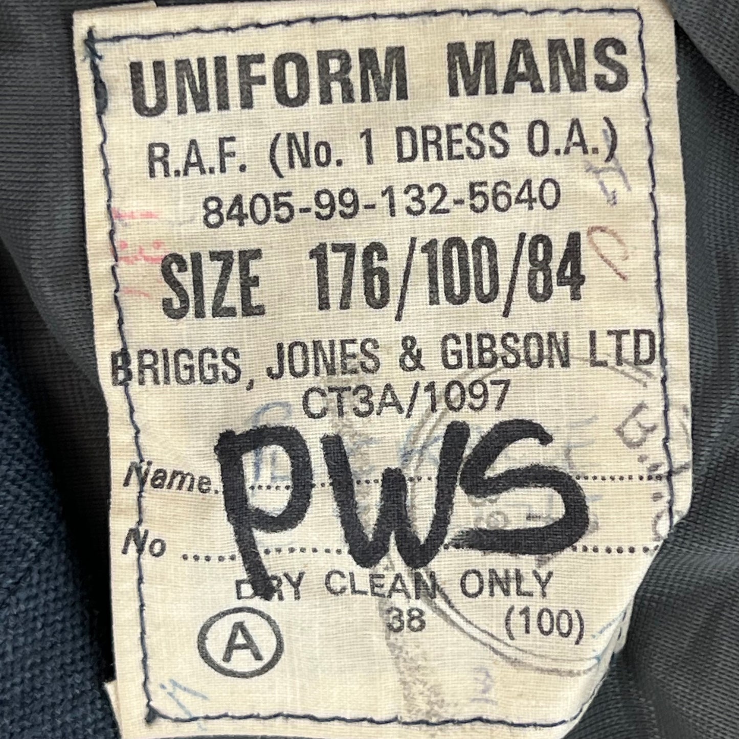 British Royal Air Force No. 1 Dress Jacket - Medium 176/100
