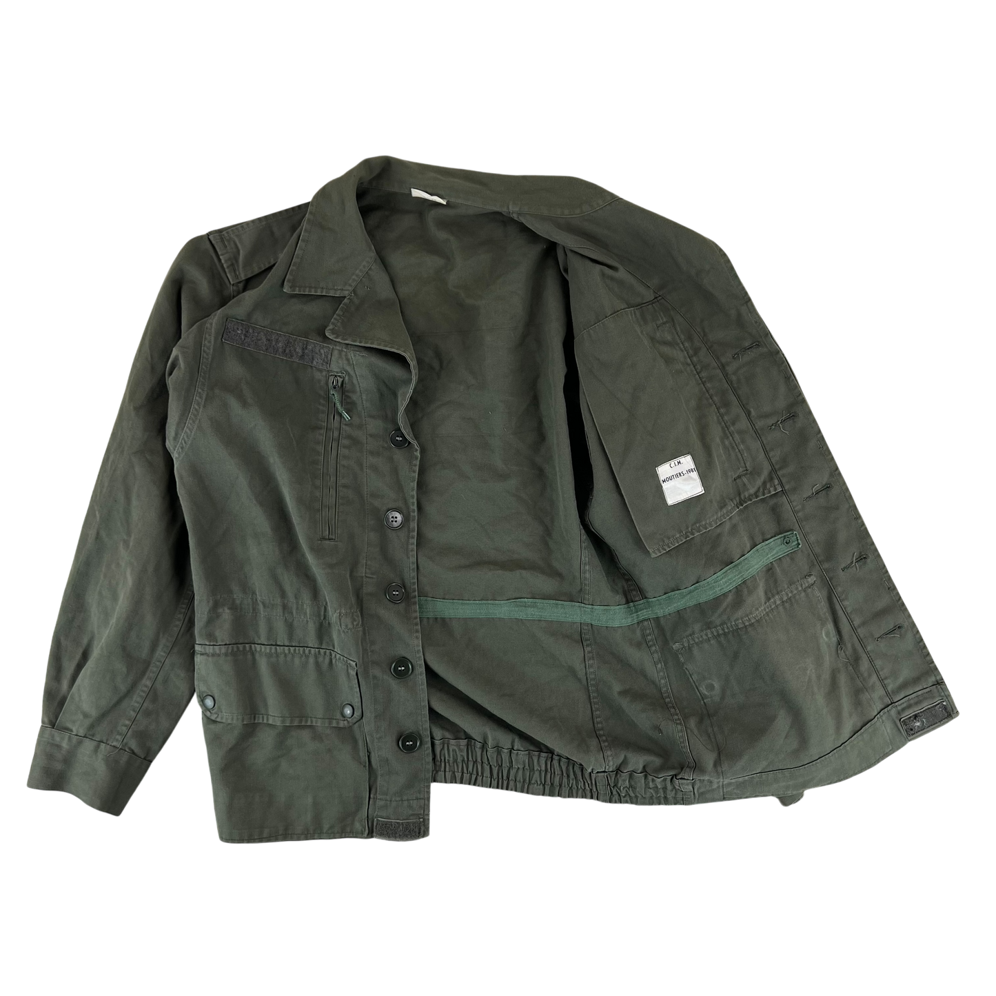 French Army Olive Green F2 Summer Jacket - Medium 96M