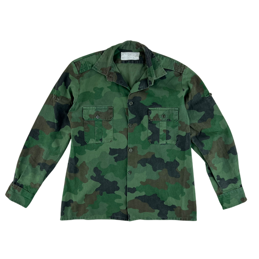 Serbian Army M93 Oak Leaf Camouflage Shirt - Medium