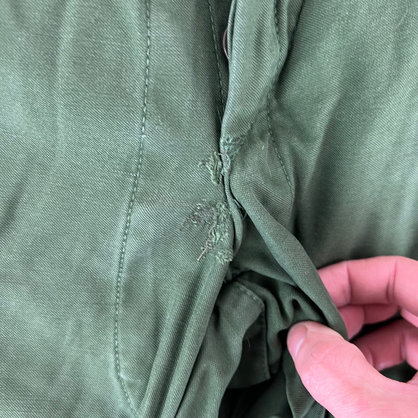 Swedish Army M59 Green Combat Trousers - W31 L29.5