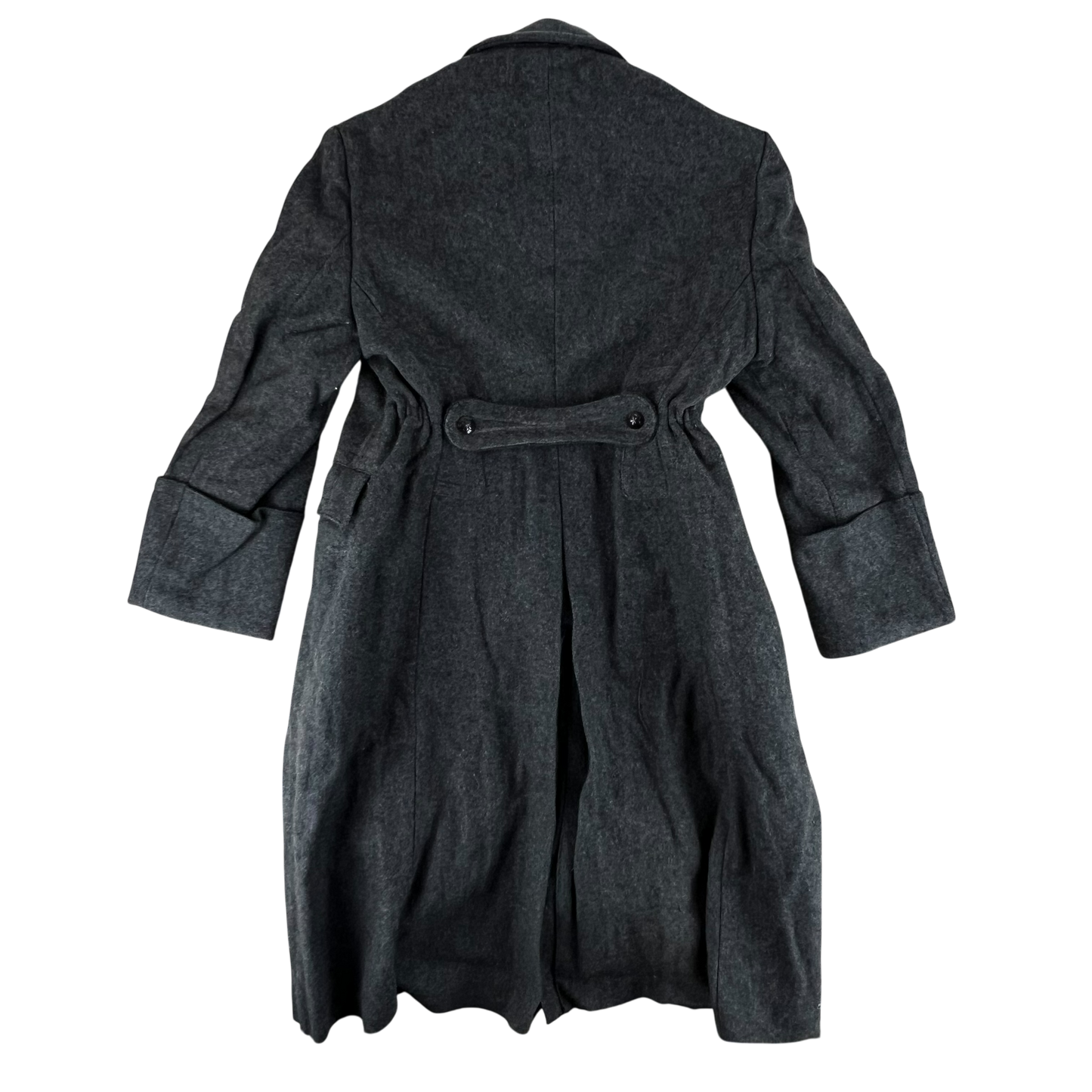 Bulgarian People's Army 80s Grey Wool Greatcoat - Medium