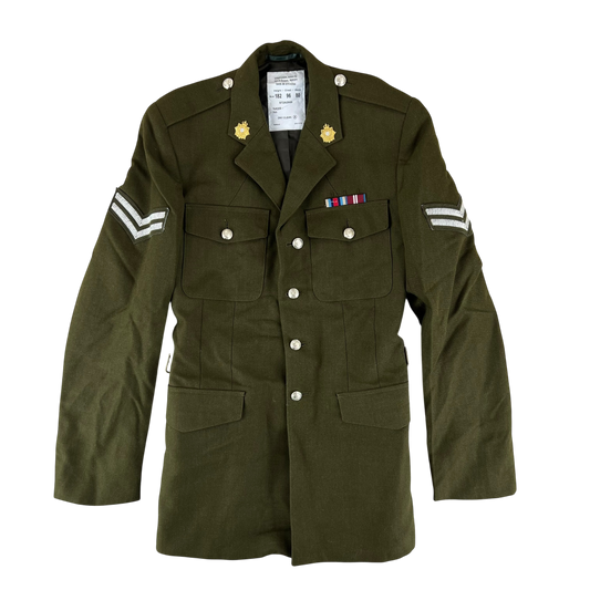 British Army 1980 Pattern No. 2 Olive Green Dress Jacket - RLC - Medium 182/96