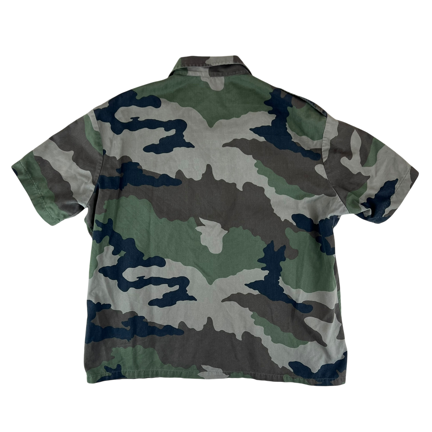 French Army CCE Camo Short Sleeve Field Shirt - Large