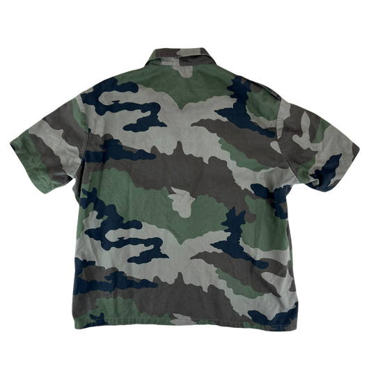 French Army CCE Camo Short Sleeve Field Shirt - Large