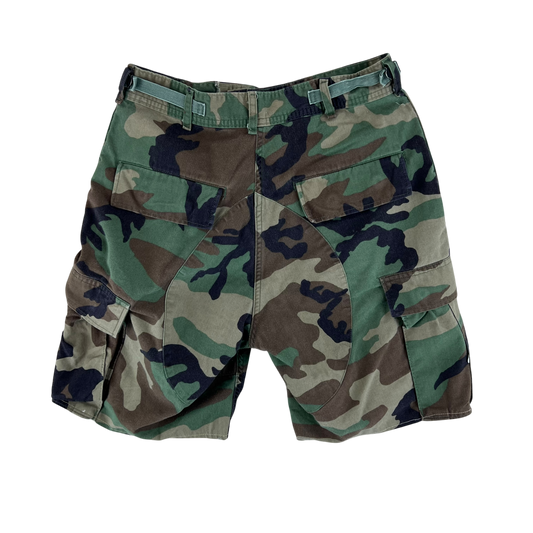 US Army M81 Woodland Camouflage Shorts - W30