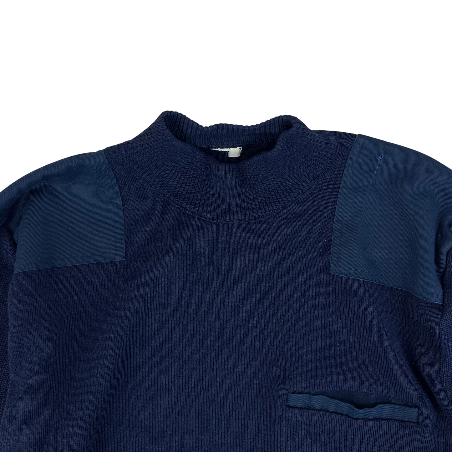 Dutch Navy Blue Turtleneck Pullover Jumper - Medium