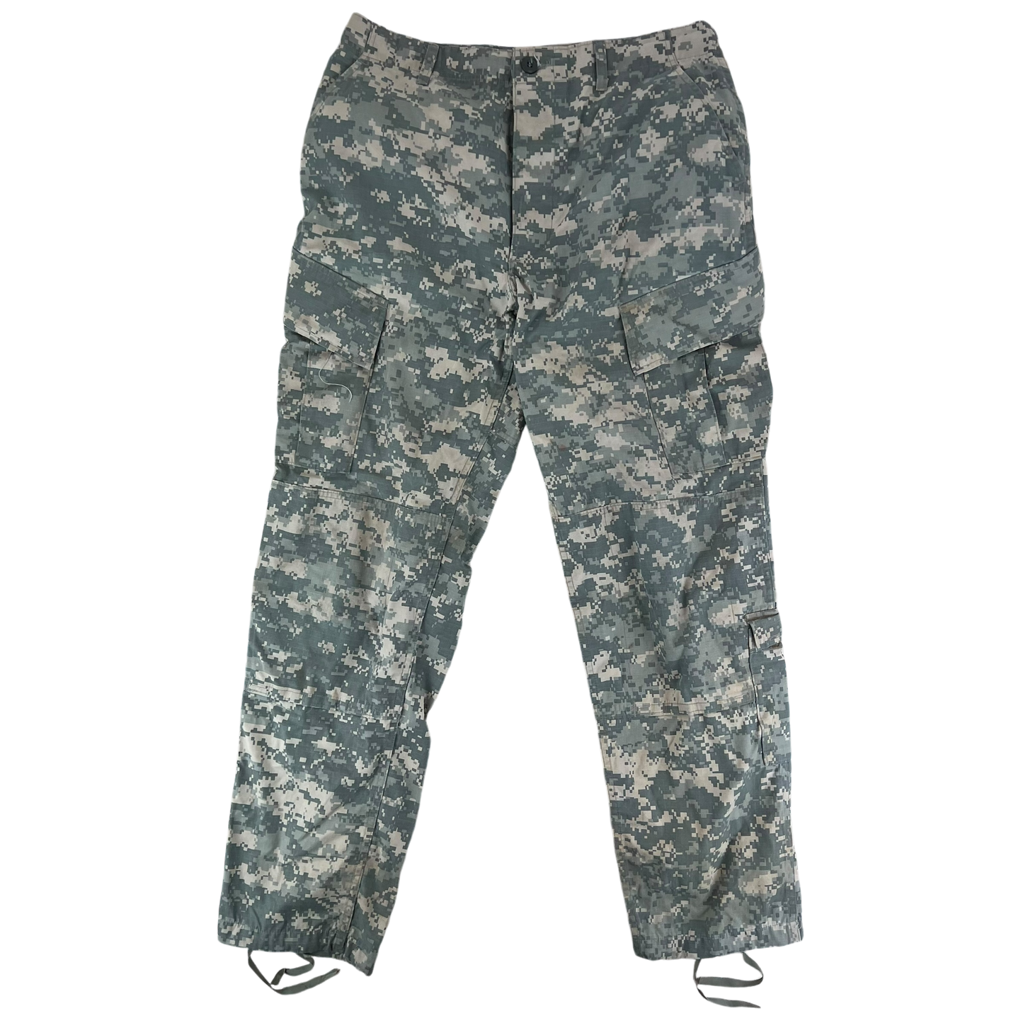 US Army UCP Pixel Camo ACU BDU Ripstop Combat Trousers - W36 L33