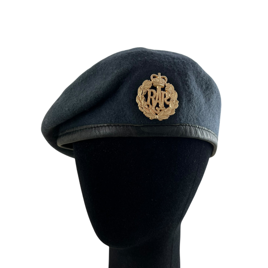 British RAF Beret w/ Badge - Small 55cm