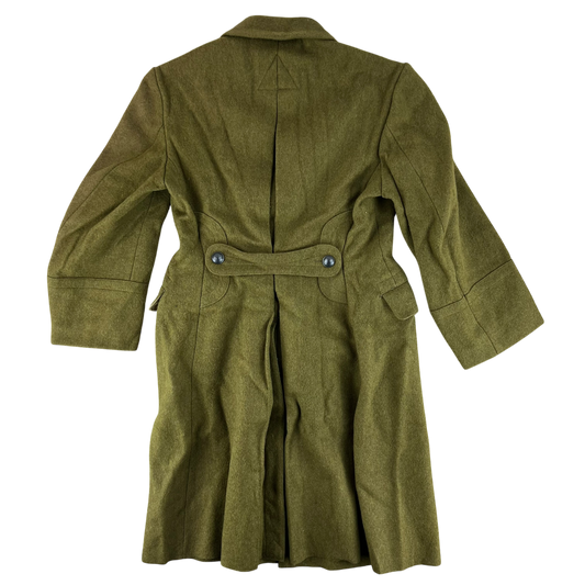 Romanian People's Army 60's Khaki Wool Greatcoat - Medium