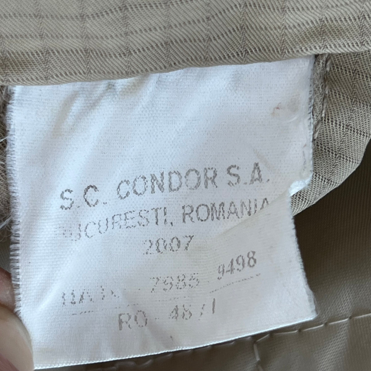 Romanian Army Tan Thermal Ripstop Parka Coat - Large