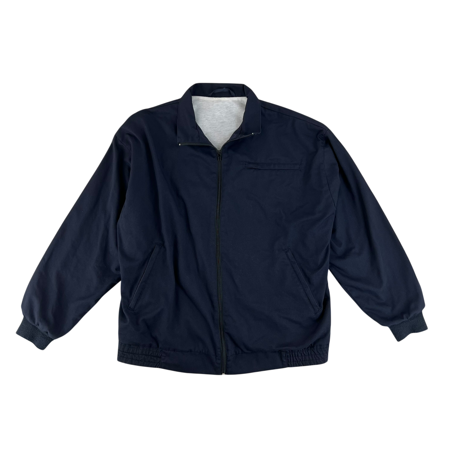 British Army / Tri-Services Navy Blue PTI Tracksuit Top Jacket - Large