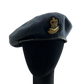 British RAF Beret w/ Officer's Badge Patch - Medium