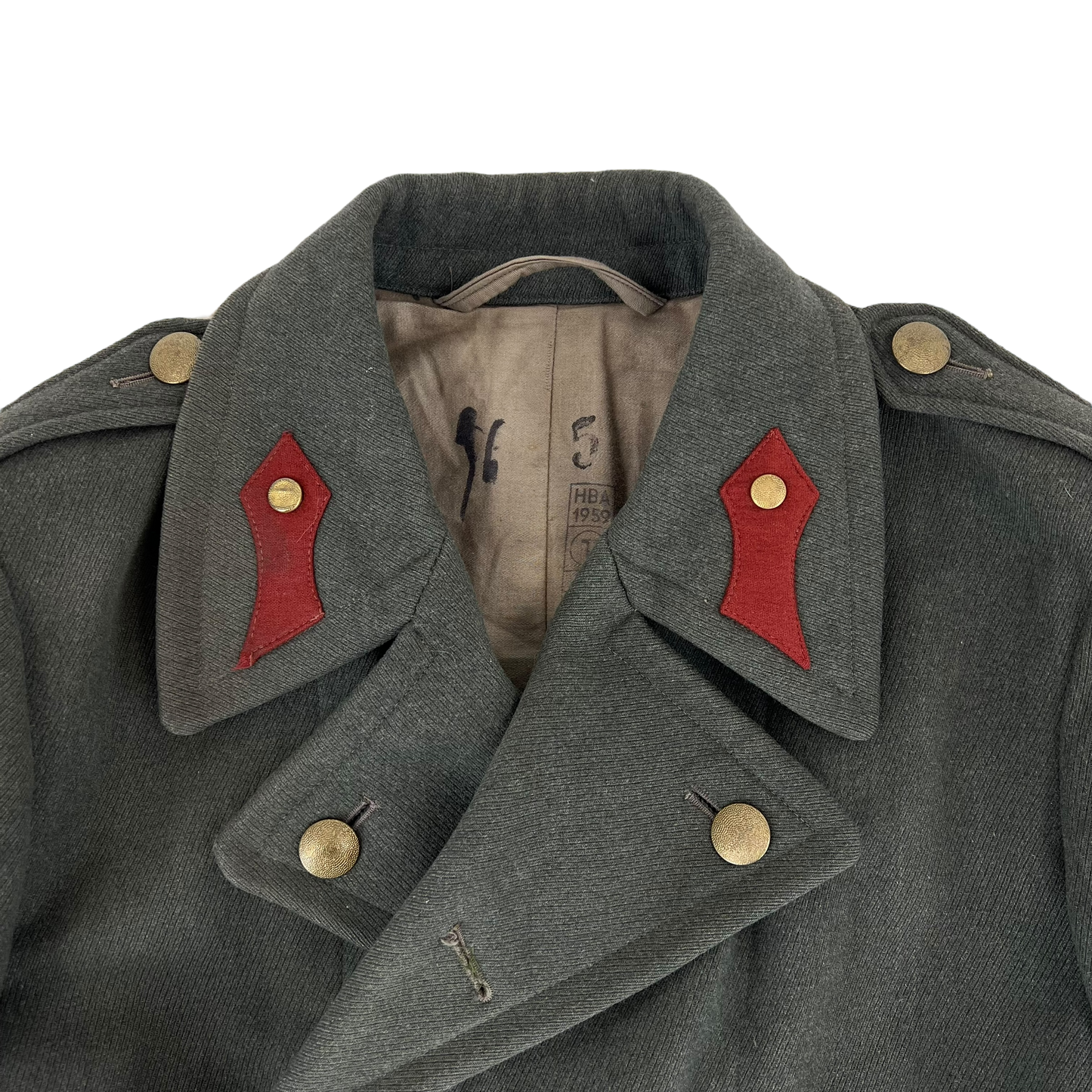 Austrian Army Officer's Greatcoat 1959 Field Grey - Medium