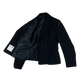 British Royal Navy Women's WRNS Diagonal Serge Black Blazer - X Small SIZE 1