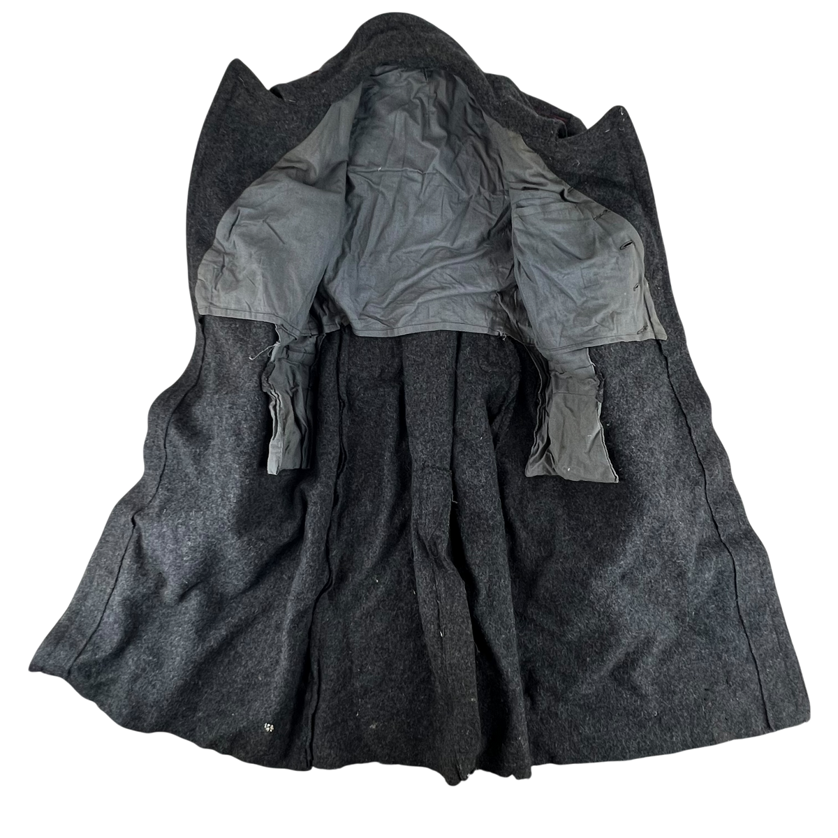 Bulgarian People's Army 60s Grey Wool Greatcoat - Medium