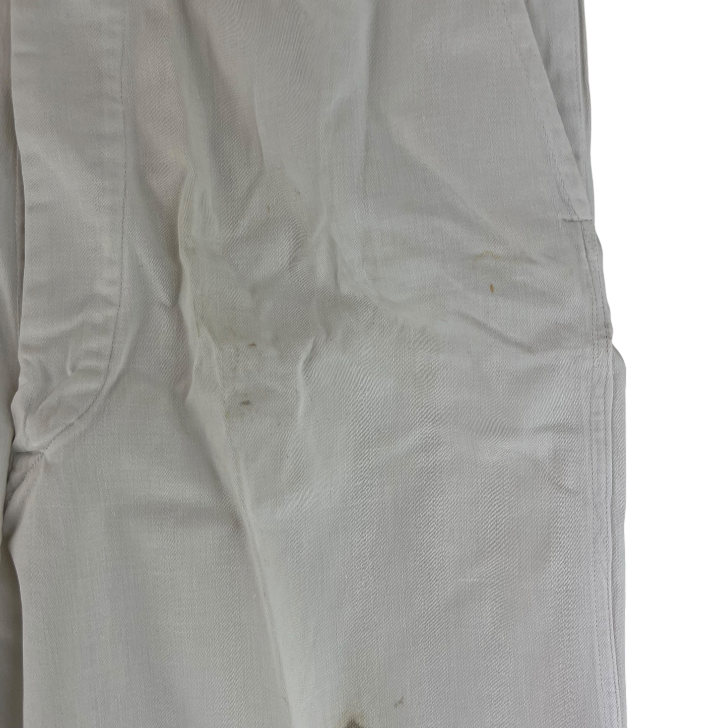 British Merchant Navy 50s Tropical White Trousers - W40 L32.5