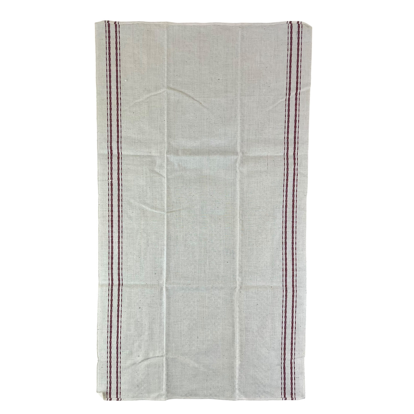 Finnish Army WW2 Cream w/ Red Stipe Tea Towel