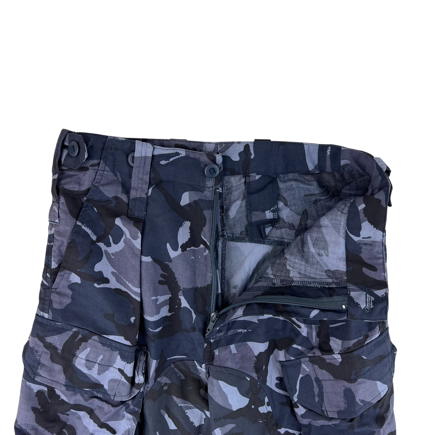 British Army OPFOR Blue DPM Camouflage Combat Trousers - W30 L30.5