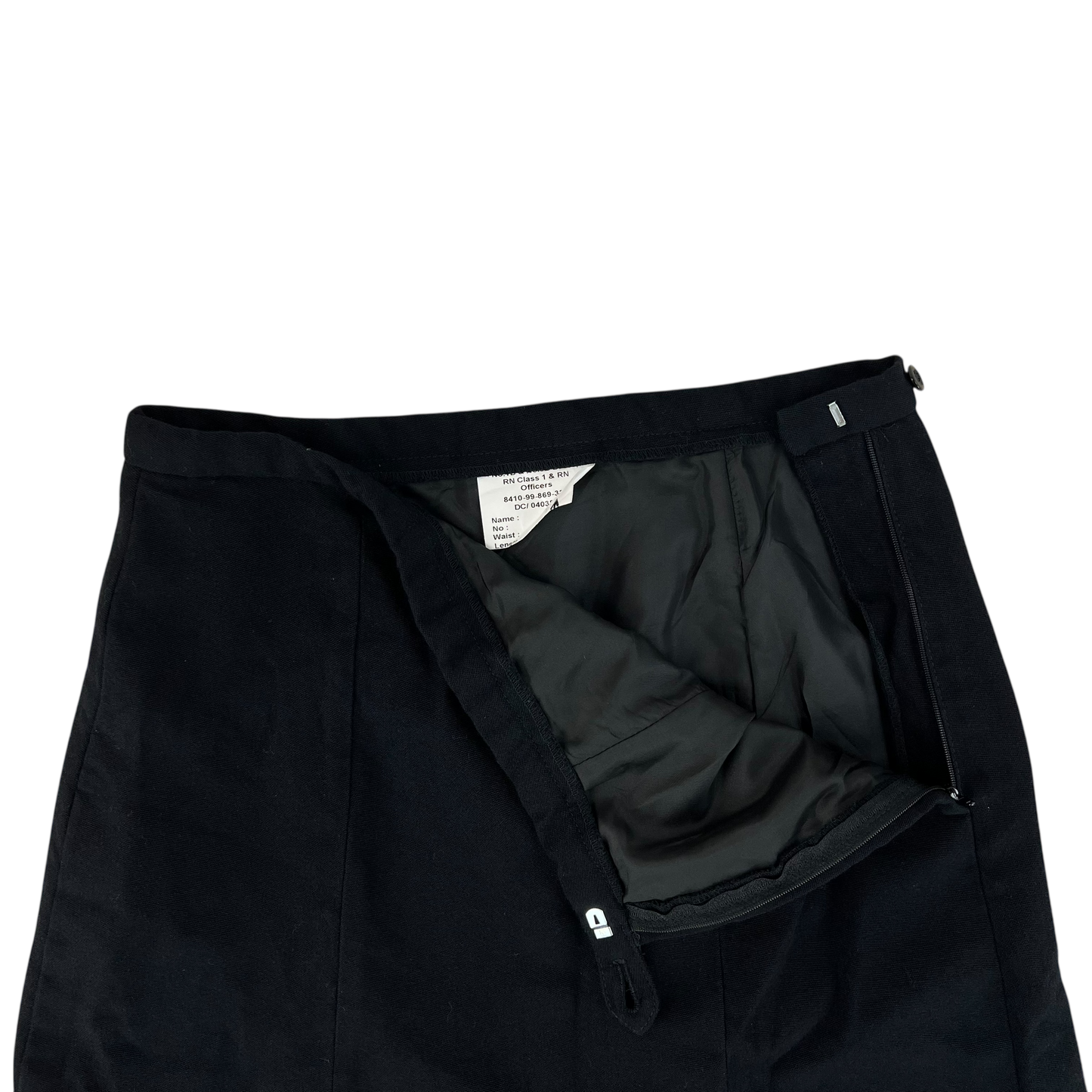 British Royal Navy Women's Officer's No. 1 & No. 3B Dress Black Skirt - W31