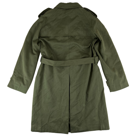 Spanish Army 80s Green Trenchcoat - Large