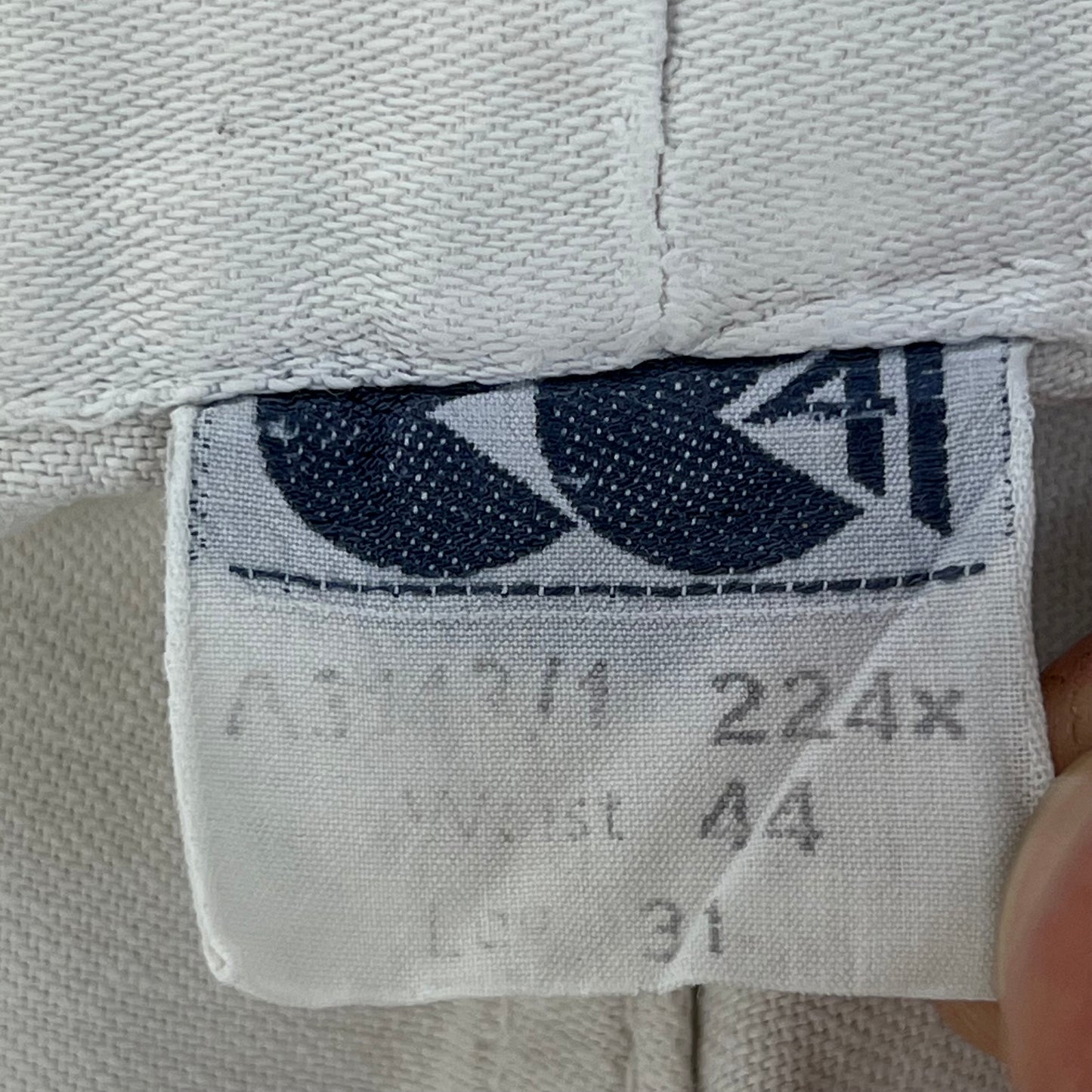British Merchant Navy 40s 50s CC41 Tropical White Trousers - W40 L31
