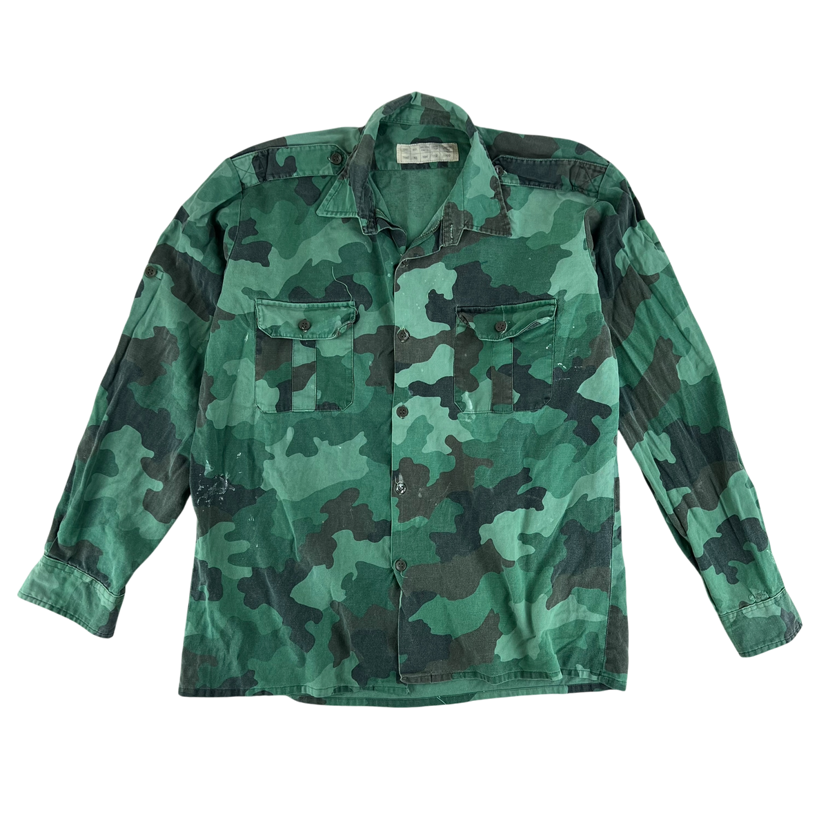 Serbian Army M93 Oak Leaf Camouflage Shirt - Large