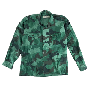 Serbian Army M93 Oak Leaf Camouflage Shirt - Large
