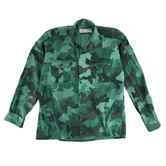 Serbian Army M93 Oak Leaf Camouflage Shirt - Large