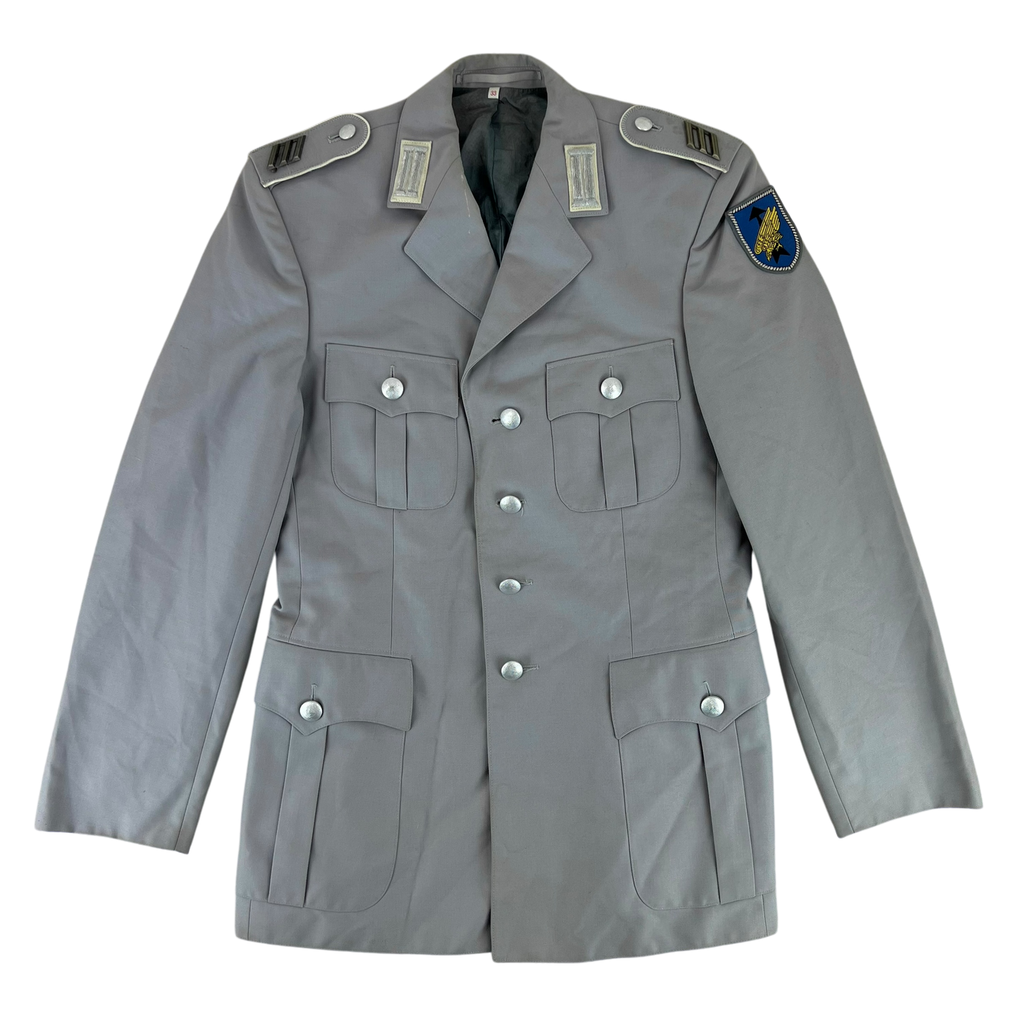 German Army Light Grey Dress Jacket Bandsman's Uniform - Medium 182/96