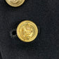 British Royal Navy Black 40s Mess Dress Waistcoat - Large