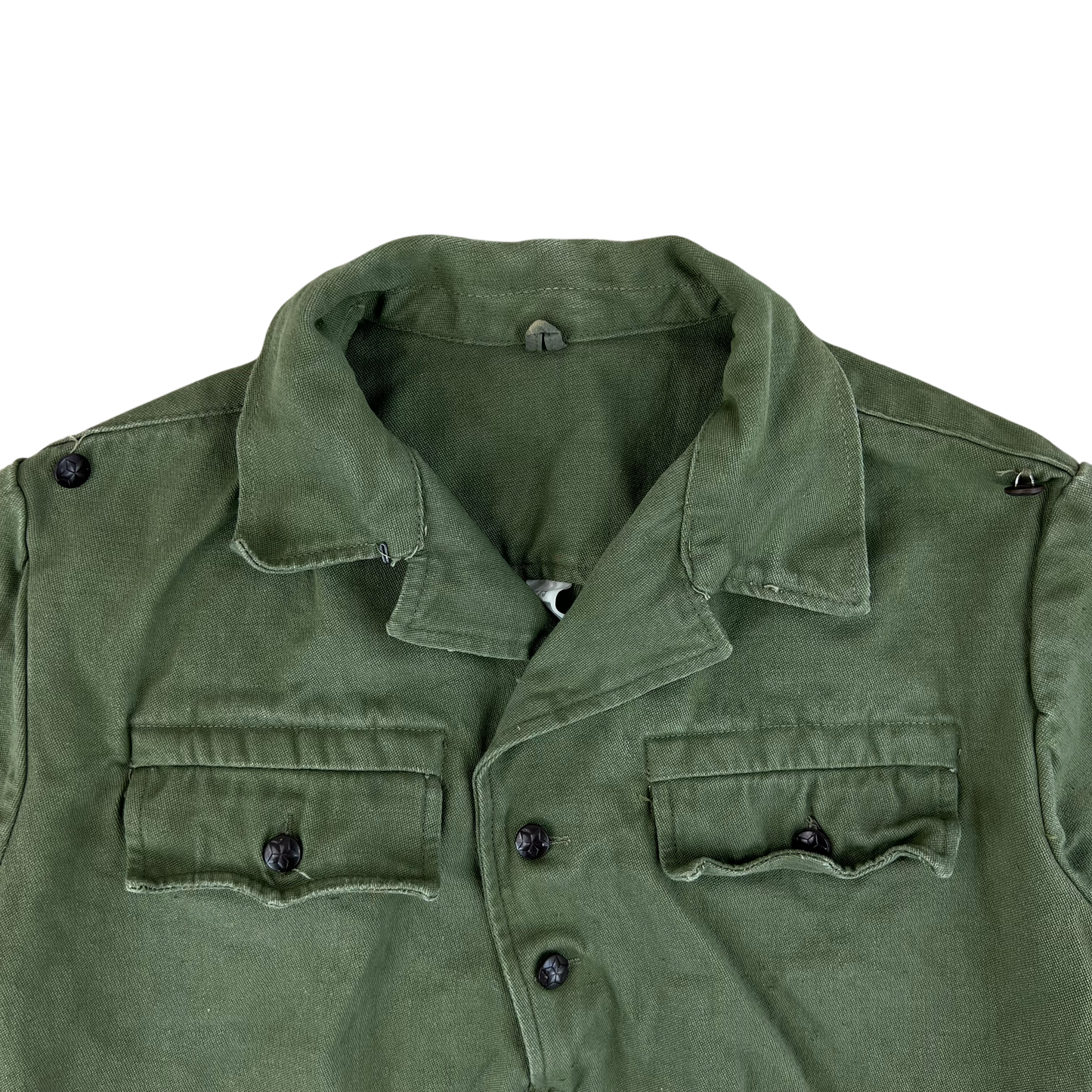 Bulgarian People's Army Olive Green Cossack Shirt - Medium