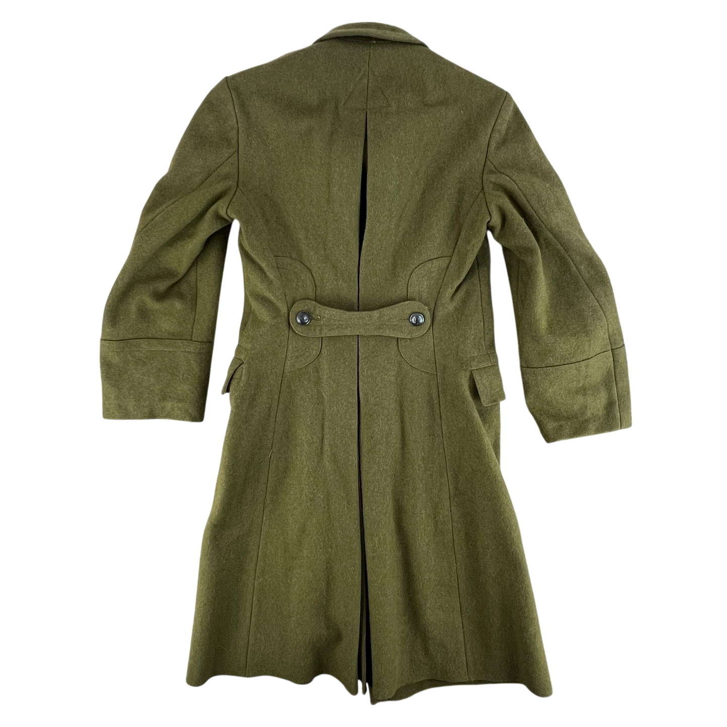 Romanian People's Army Khaki Wool Greatcoat - Medium