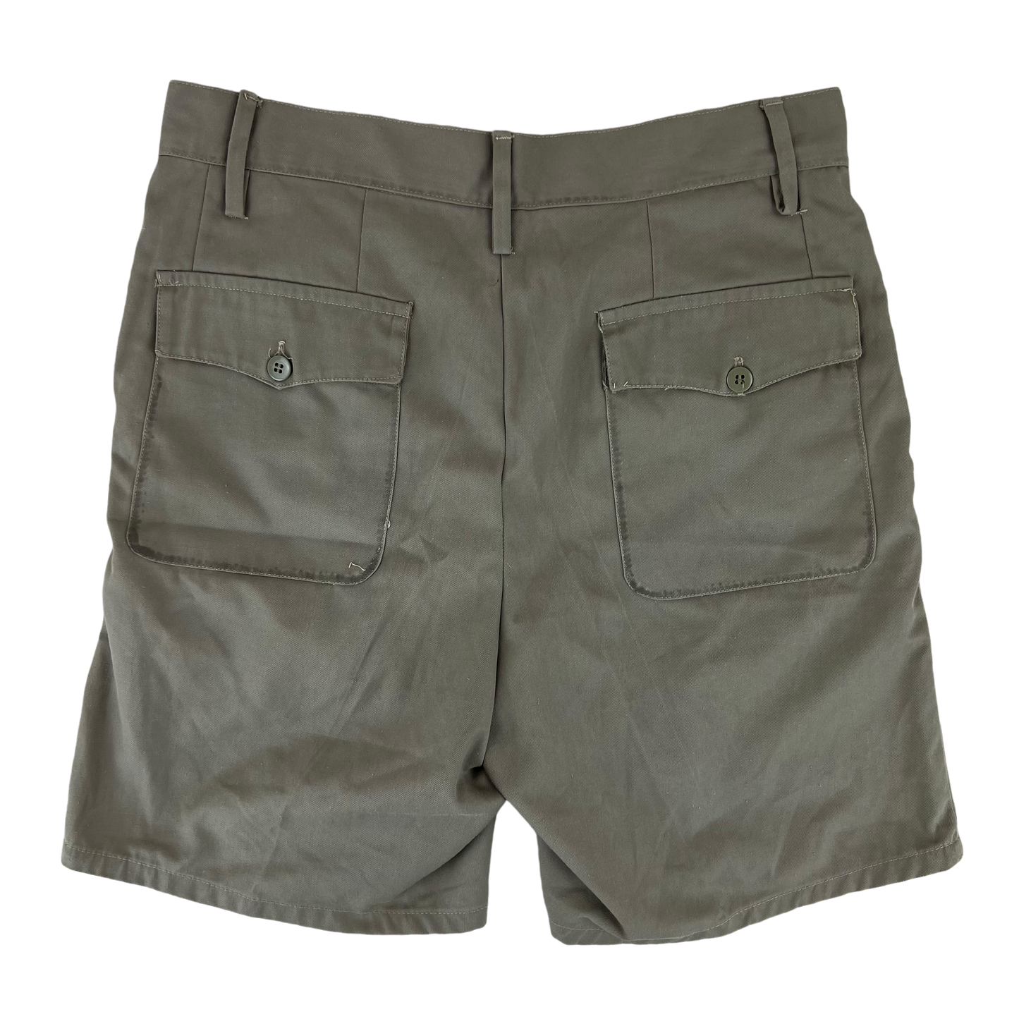 Italian Army Vintage Stone Chino Shorts - W31