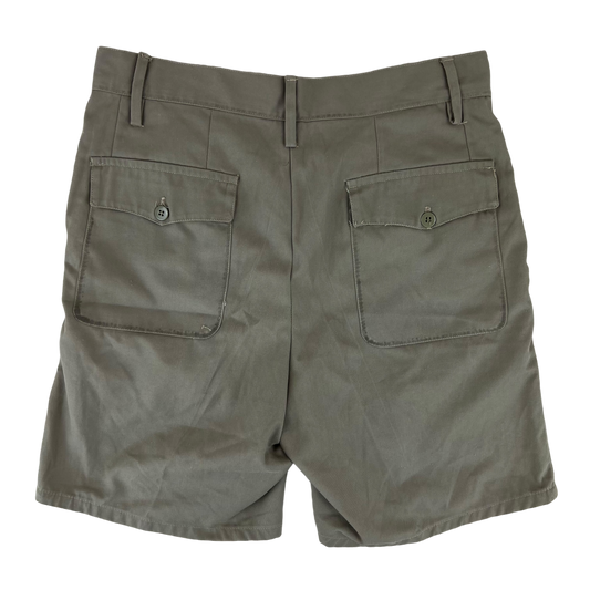 Italian Army Vintage Stone Chino Shorts - W31