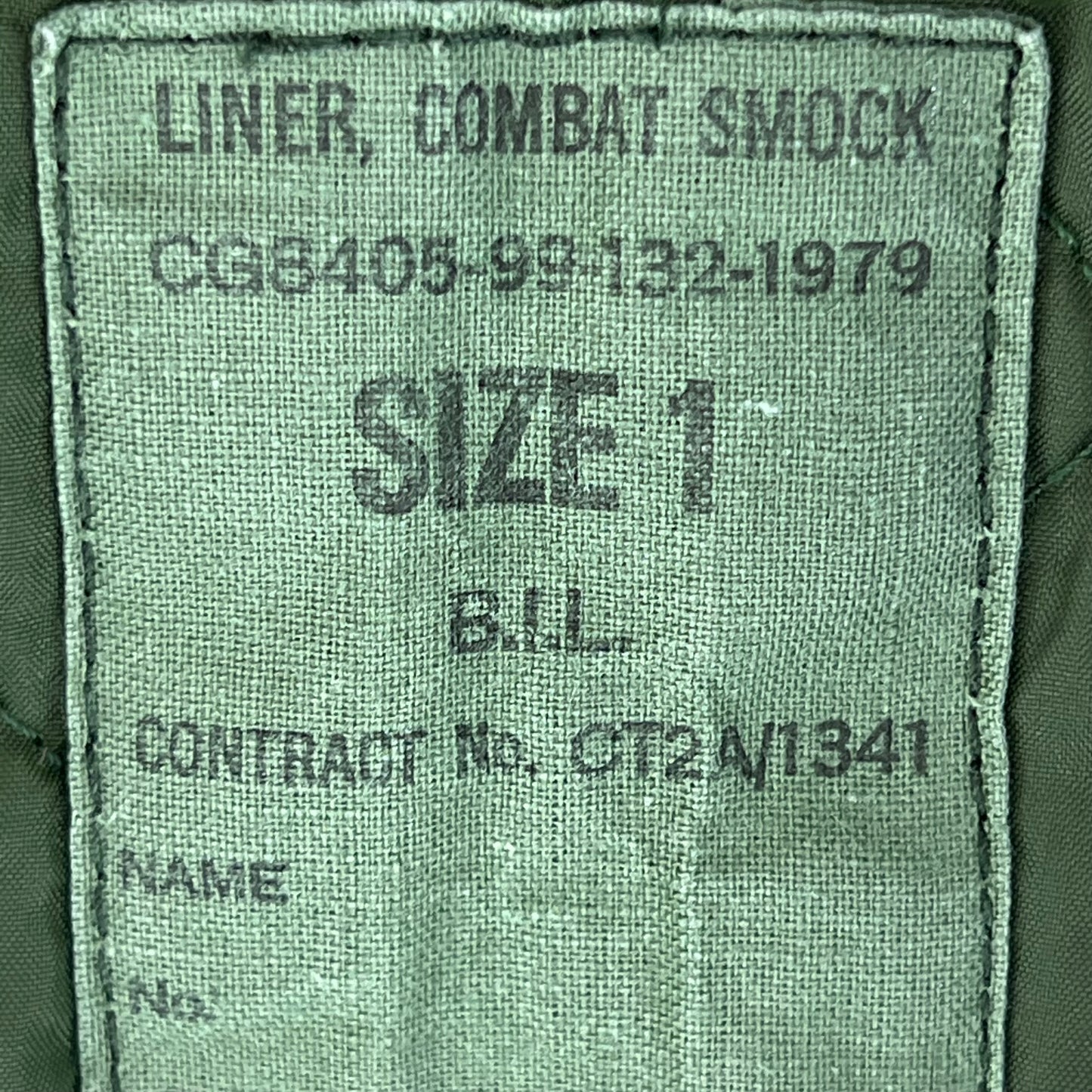 British Army Cold Weather Jacket Gilet Liner - Medium SIZE 1