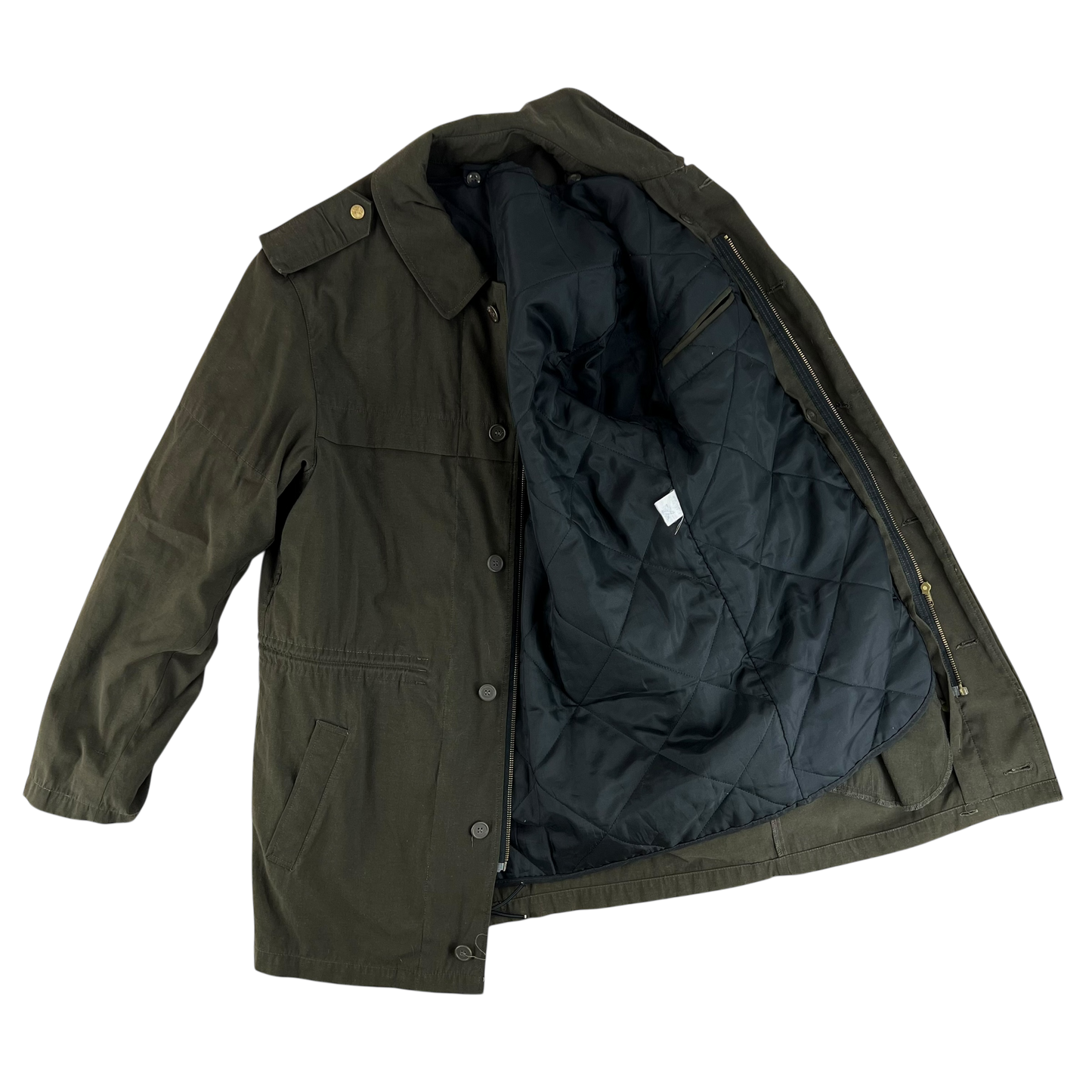 Slovak Army M97 Guard's Coat Olive Drab w/ Liner - Large