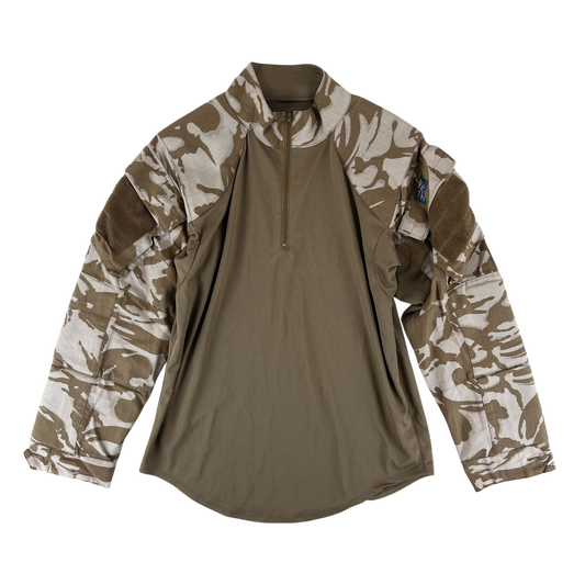 British Army Desert DPM Camouflage DDPM UBACS Padded Combat Shirt - Medium