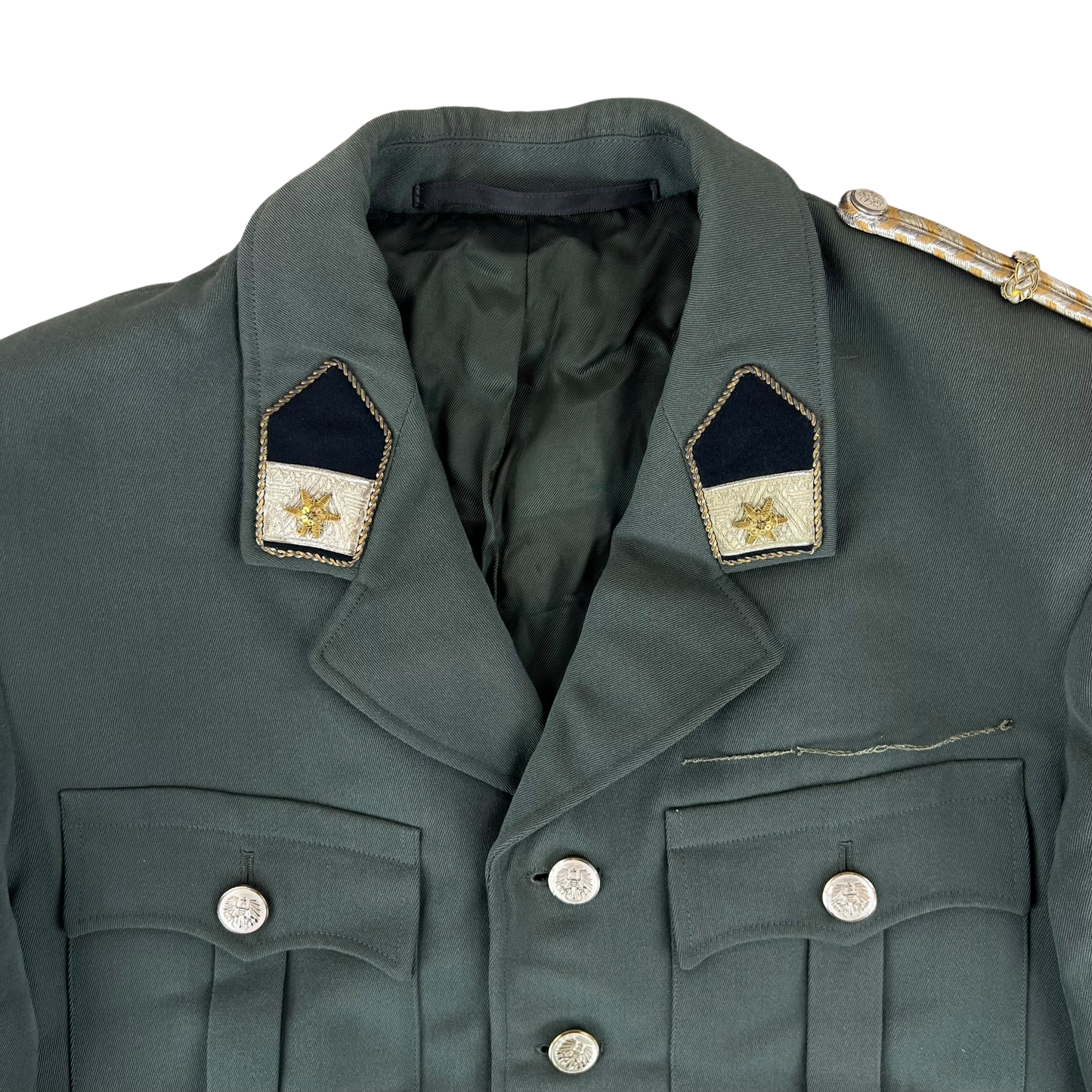Austrian Army 1970's Grey Dress Jacket - Armoured Corps - Medium
