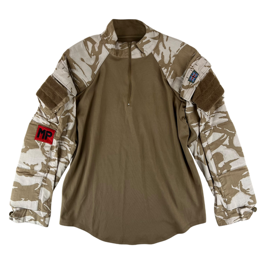 British Army Desert DPM Camouflage DDPM UBACS Padded Combat Shirt - Large