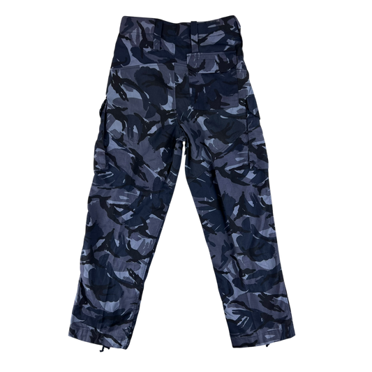 British Army OPFOR Blue DPM Camouflage Combat Trousers - W30 L30.5
