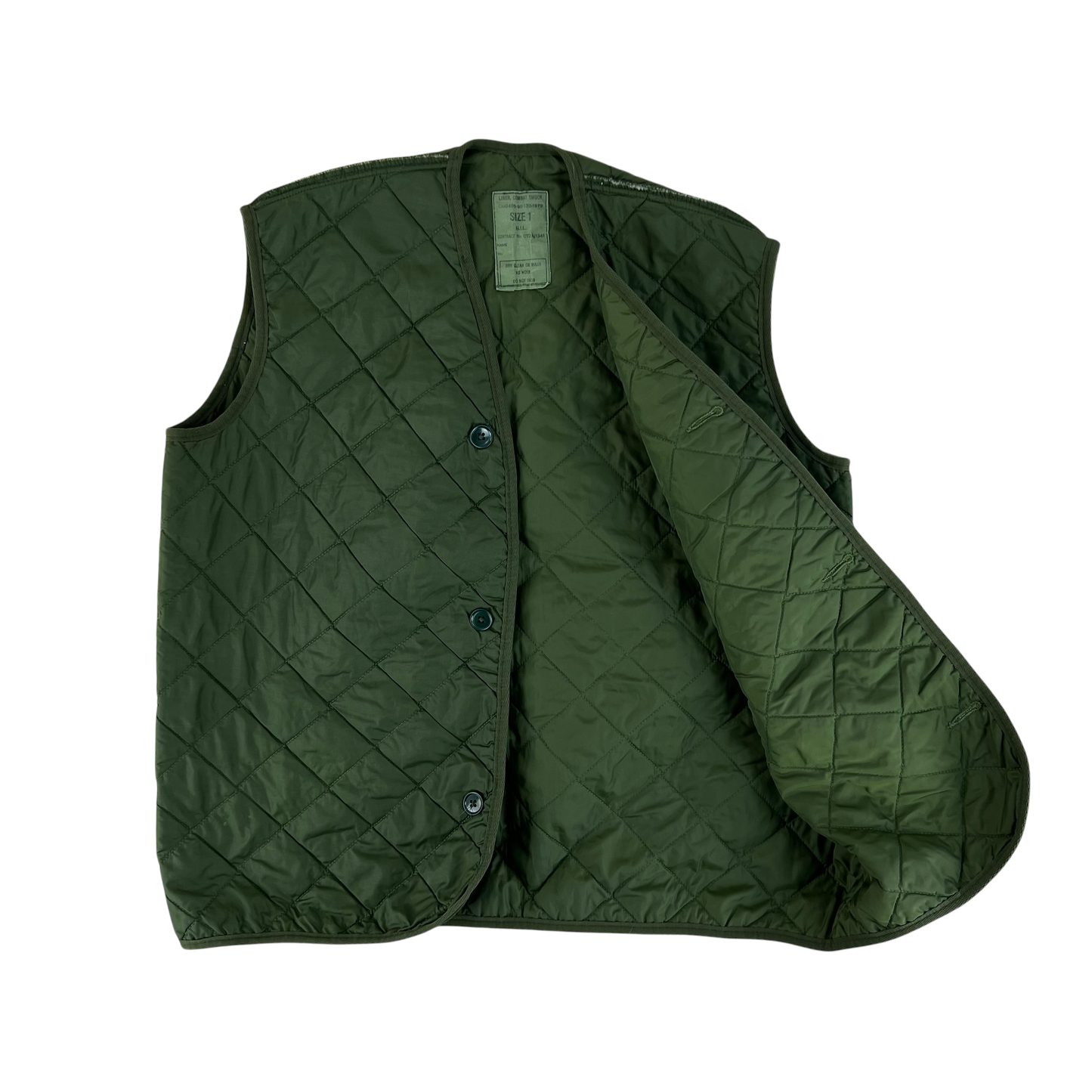 British Army Cold Weather Jacket Gilet Liner - Medium SIZE 1