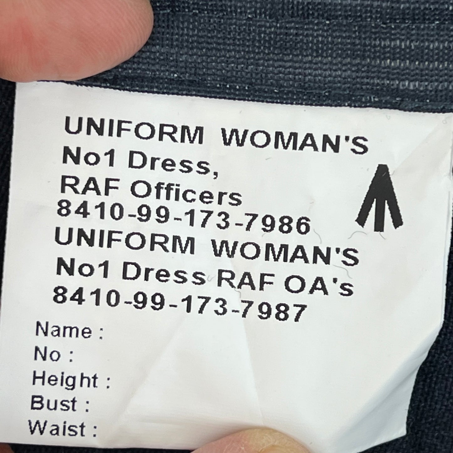 British RAF Women's Officer's No. 1 Dress Trousers - W30 L27