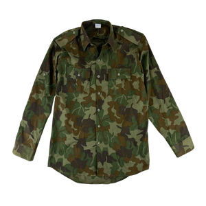 Romanian Army M1994 "Vine" Camouflage Long Sleeve Shirt - Medium